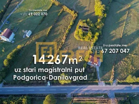 Prodaja, plac, 14261m², Danilovgrad, Crna Gora
