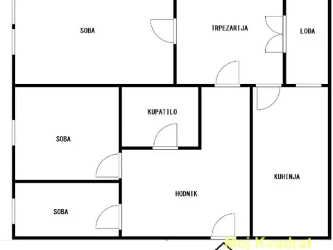 Sale, three bedroom apartment, 76m², Novi Beograd Blok 62, Novi Beograd Sve Podlokacije - image 3