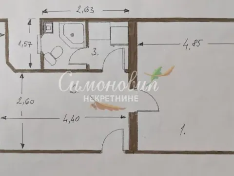 Sale, one bedroom apartment, 41m², Kalenić Pijaca, Vračar Sve Podlokacije - image 17
