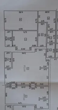 Arhitektonski nacrt sa prikazanim dimenzijama prostorija. - image 13
