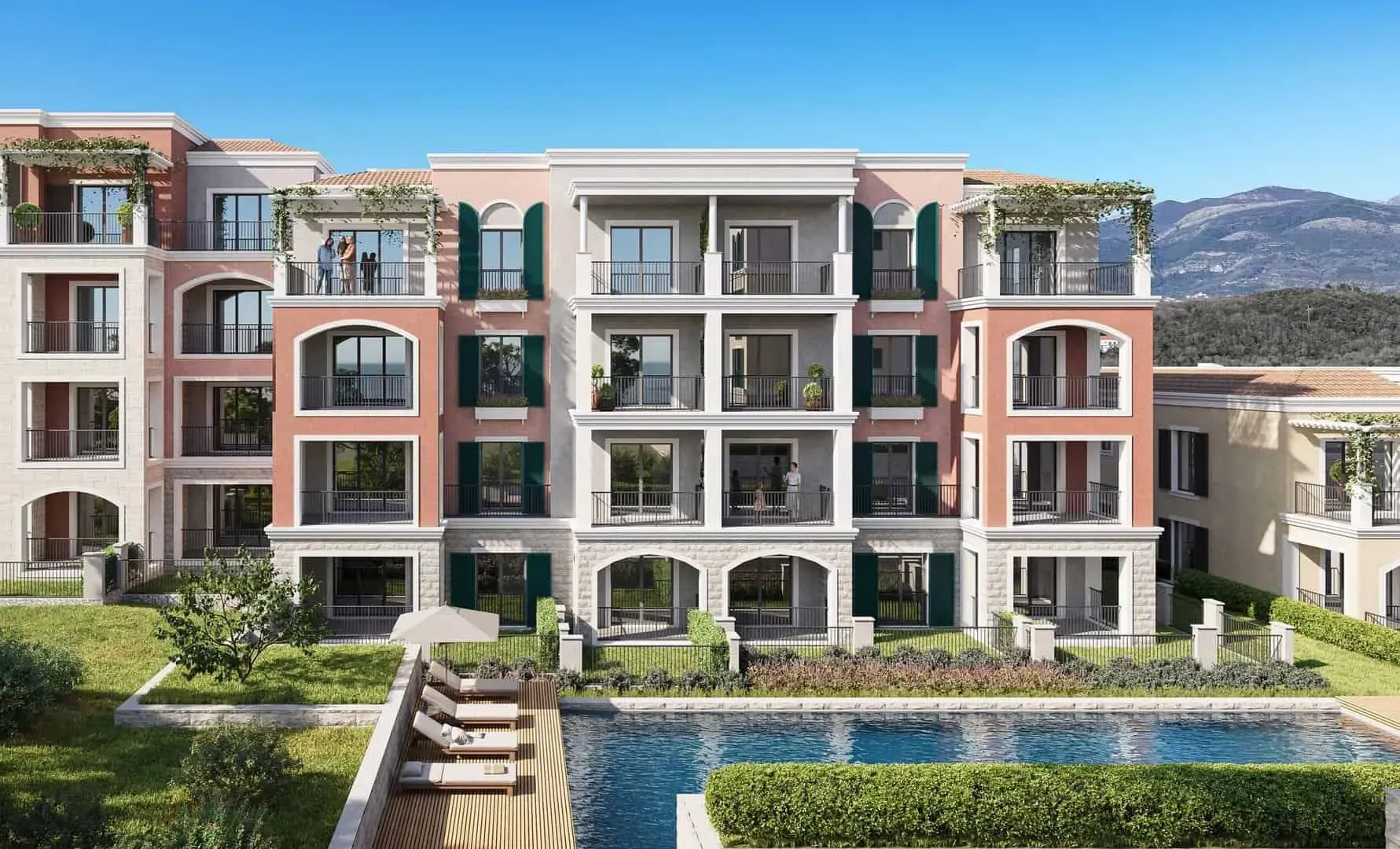 Prodaja, jednosoban stan, 71m², Luštica Bay, Tivat