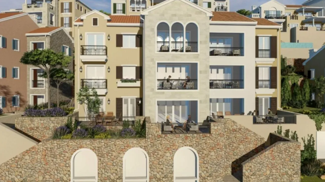 Prodaja, jednosoban stan, 77m², Luštica, Tivat