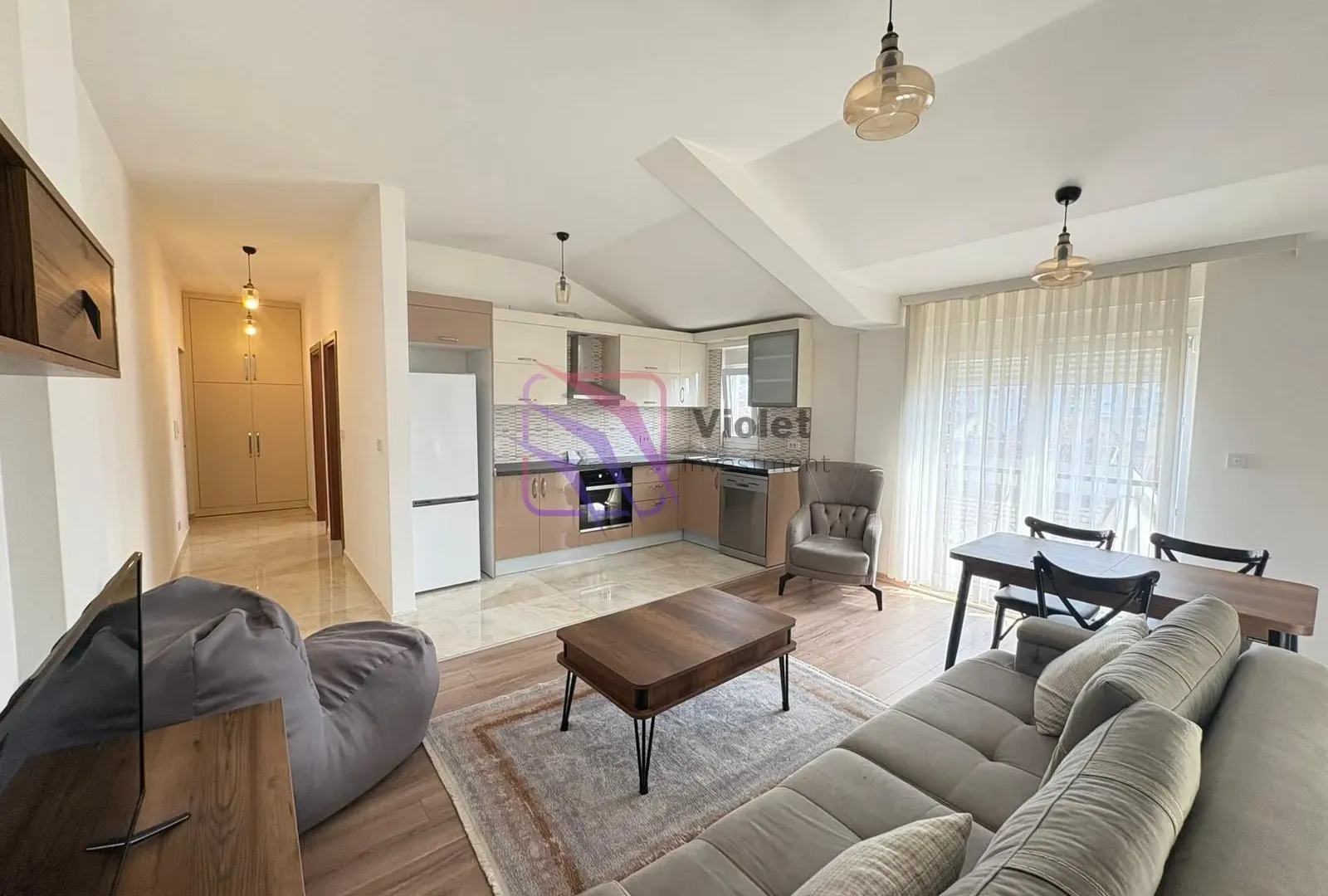 Rent, one bedroom apartment, 52m², Stari Aerodrom, Podgorica