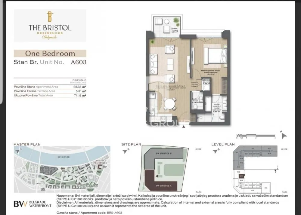 Prodaja, jednosoban stan, 105m², Savski Venac, Beograd