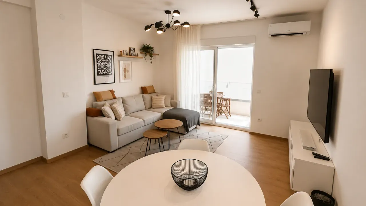 Izdavanje, jednosoban stan, 45m², Centar, Budva