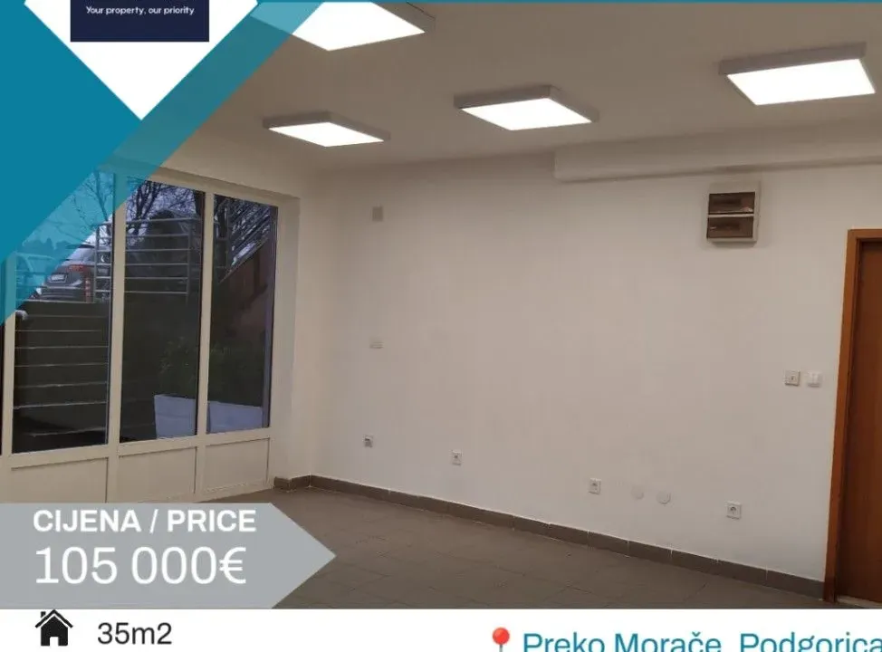 Prodaja, poslovni prostor, 35m², Podgorica, Crna Gora