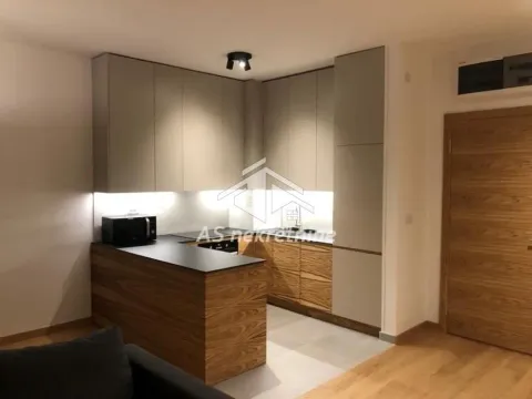 Moderna kuhinja sa ugradnim elementima i šankom. - image 7