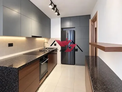 Moderna kuhinja sa sivim elementima i ugradnim kućnim aparatima. - image 7