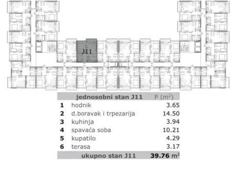 Sale, one bedroom apartment, 40m², Zabjelo, Podgorica - image 1