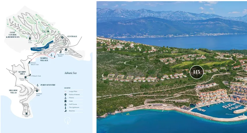 Prodaja, dvosoban stan, 109m², Luštica Bay, Tivat