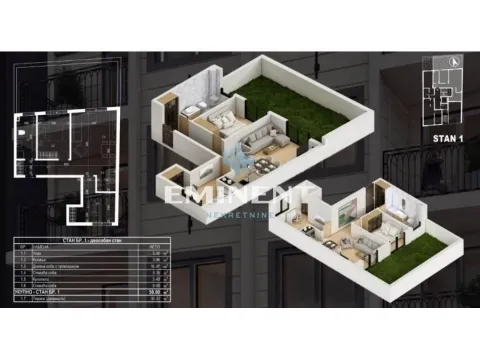 Prodaja, trosoban stan, 80m², Lekino Brdo, Voždovac Sve Podlokacije - image 4