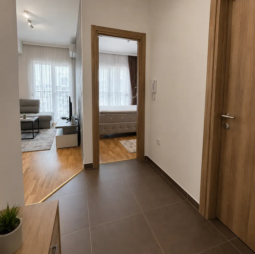 Rent, one bedroom apartment, 39m², Stari Aerodrom, Podgorica