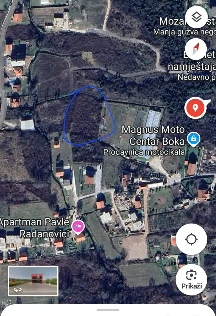 Prodaja, plac, 2368m², Sutvara, Kotor