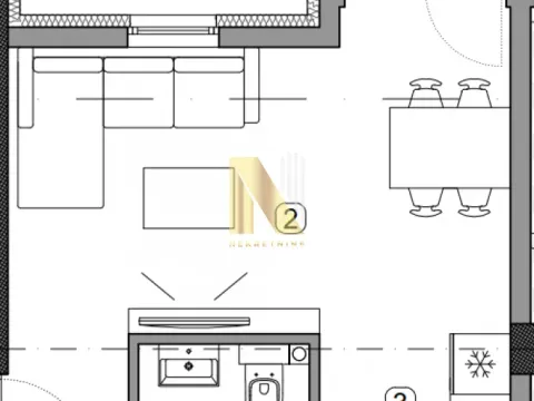 Sale, studio apartment, 32m², Centar, Inđija - image 2