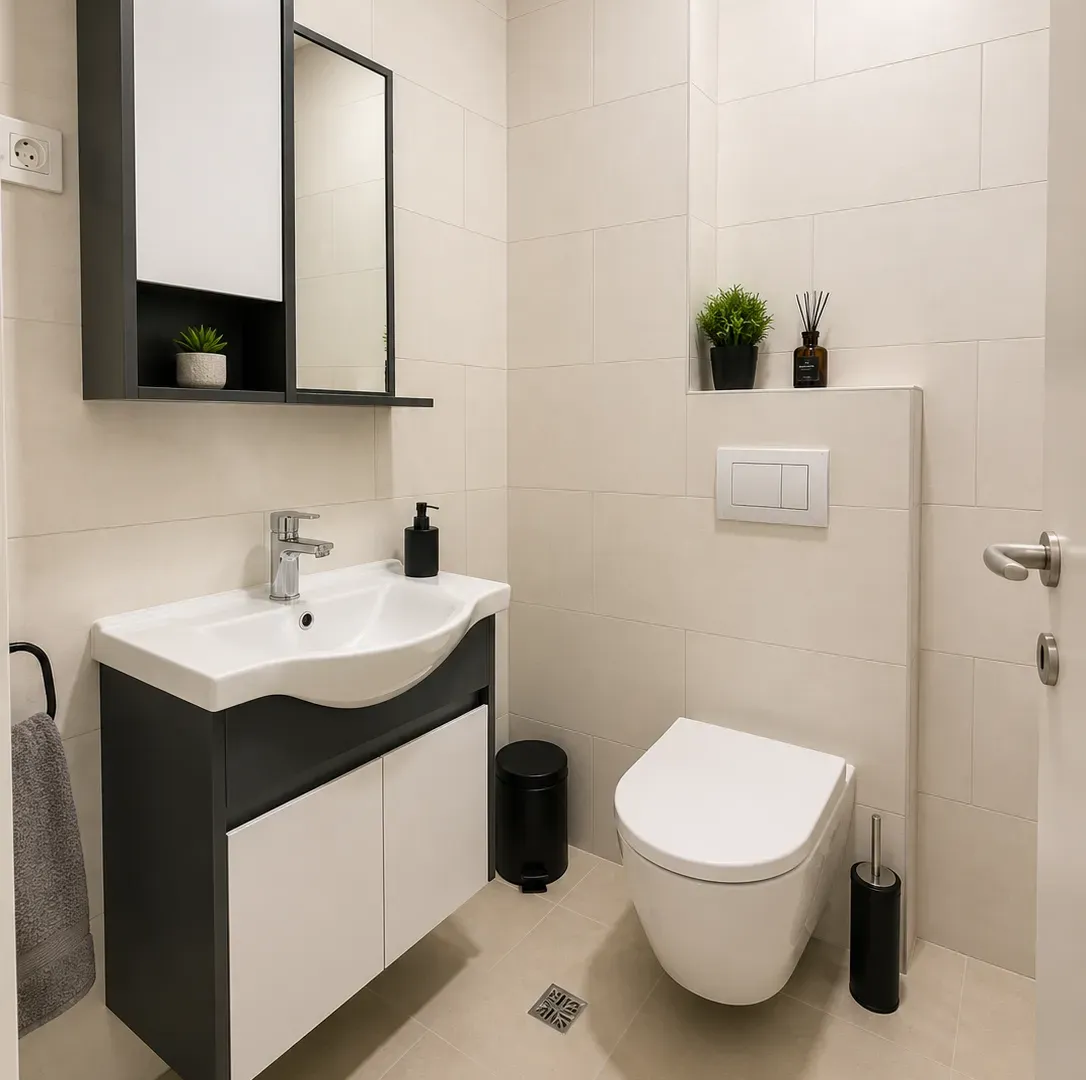 Rent, one bedroom apartment, 50m², Stari Aerodrom, Podgorica