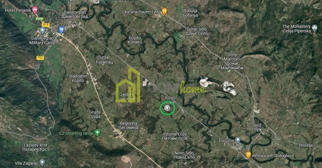 Prodaja, plac, 2730m², Kosić, Danilovgrad