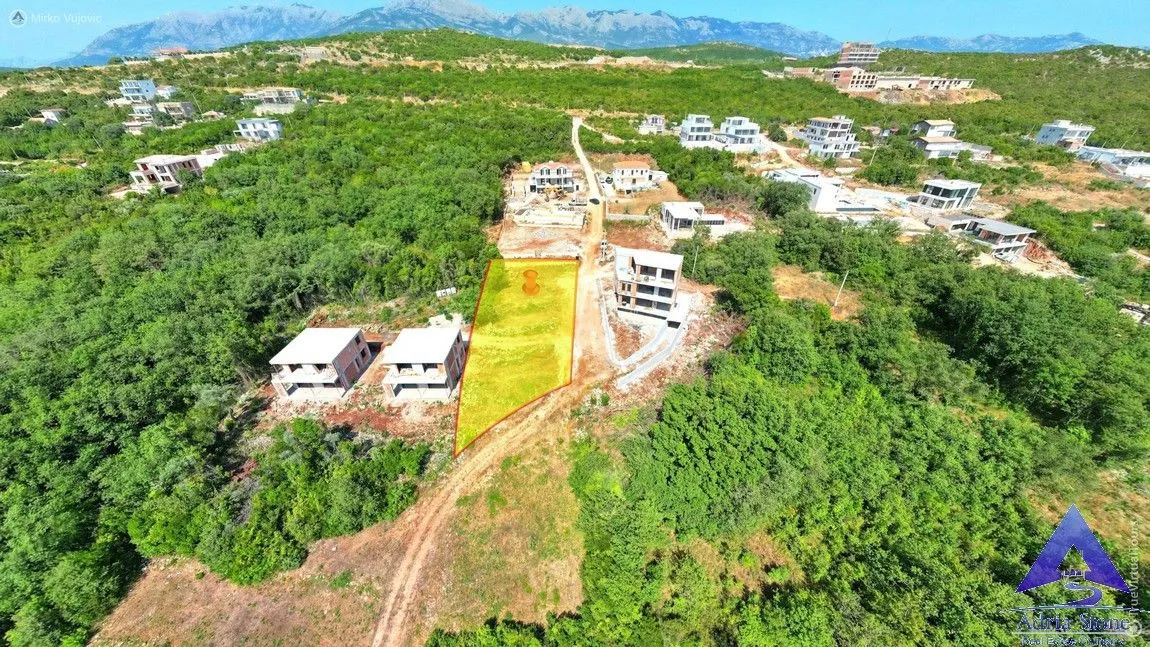 Prodaja, plac, 1002m², Krimovica, Kotor