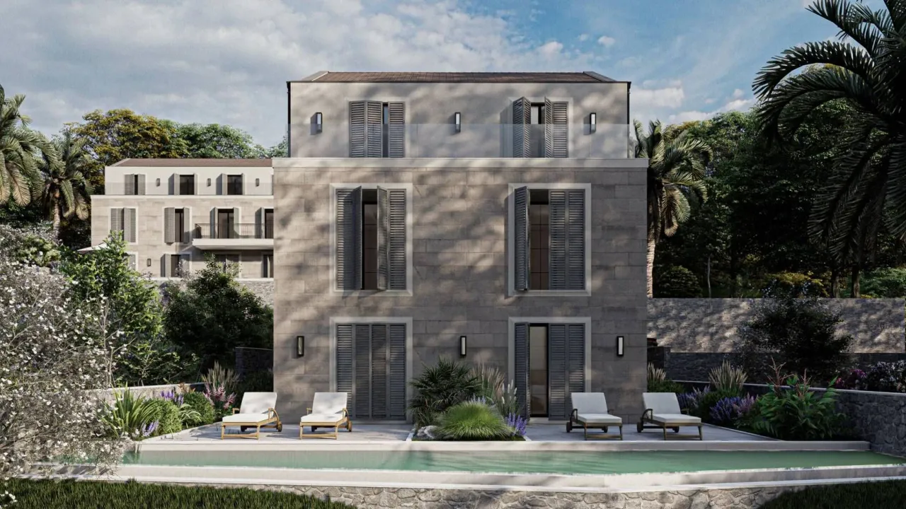 Sale, one bedroom apartment, 40m², Prčanj, Kotor