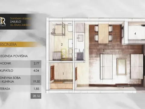 Prodaja, garsonjera, 28m², Zabjelo, Podgorica - image 4