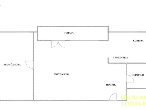 Sale, two bedroom apartment, 46m², Zemun Sve Podlokacije, Beograd - image 12
