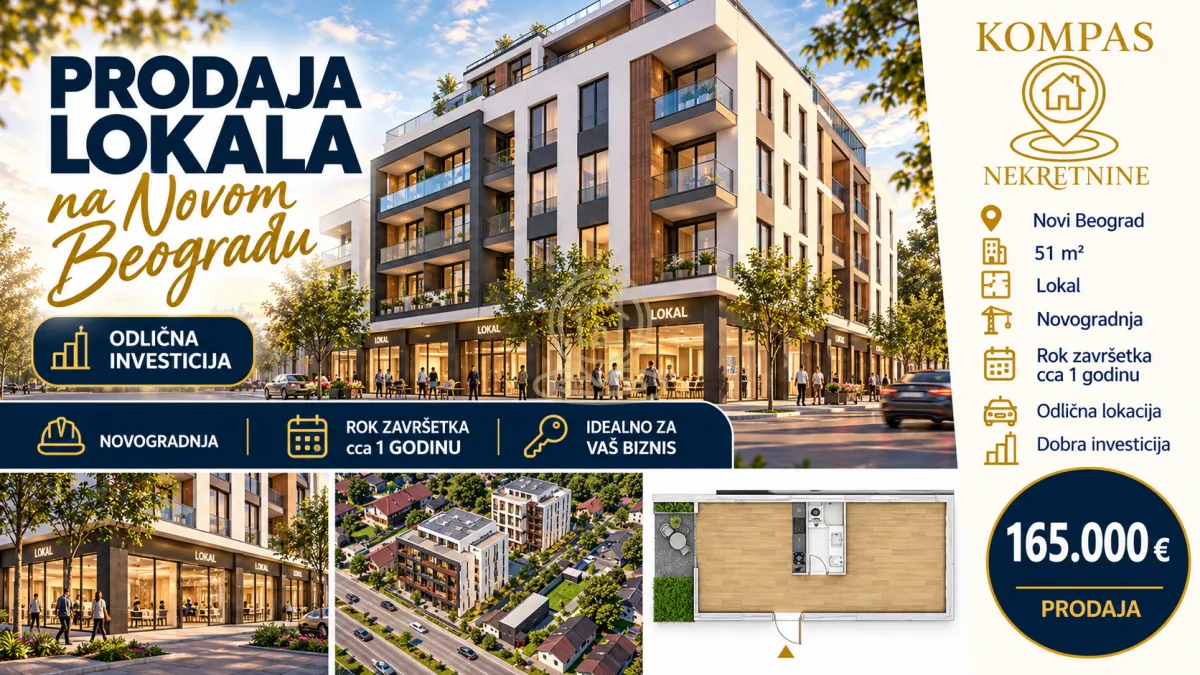 Sale, office space, 51m², Bežanija, Beograd
