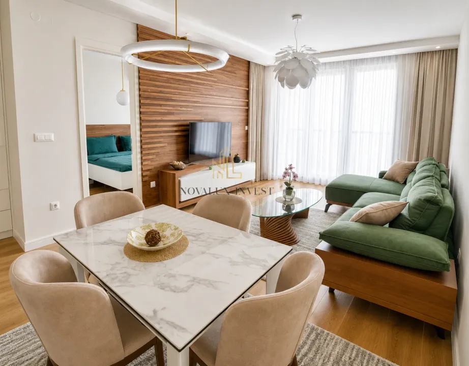 Rent, one bedroom apartment, 57m², Kod Capital Plaze, Podgorica