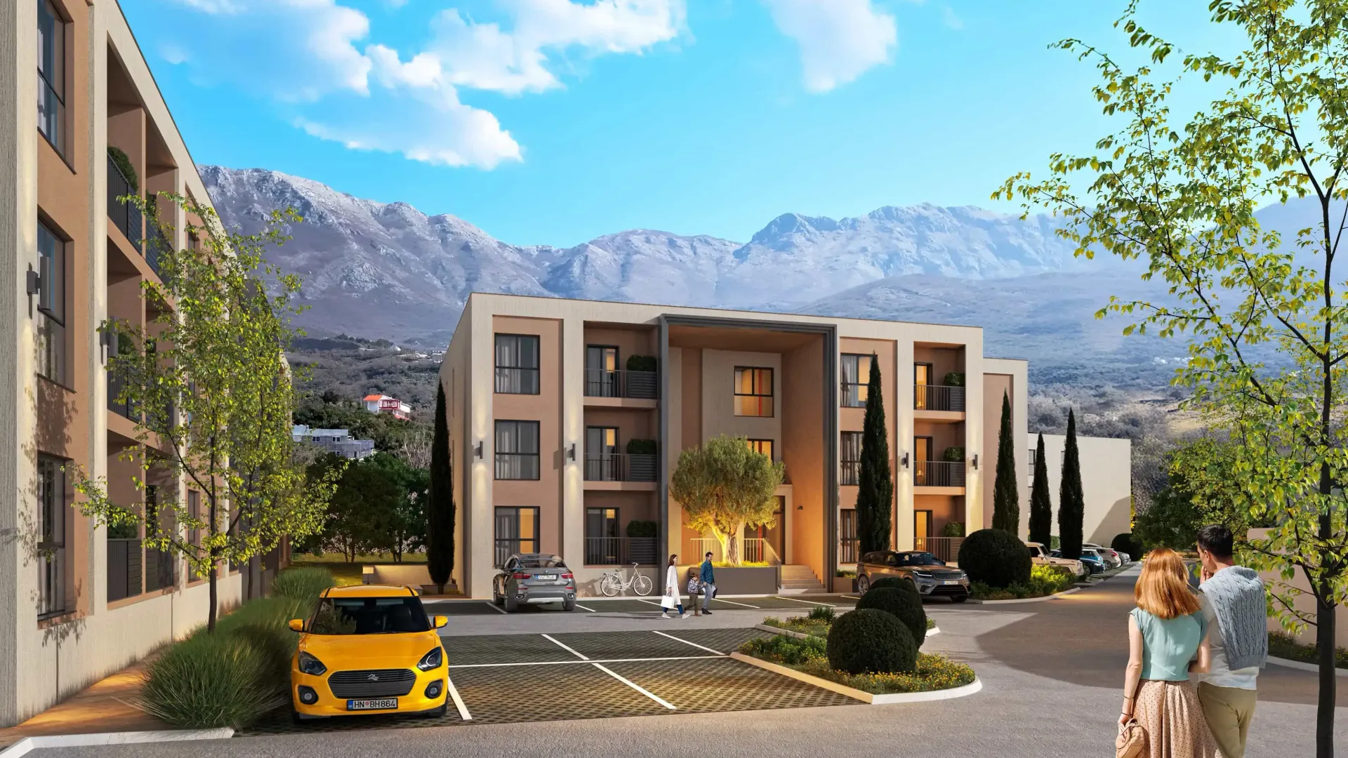 Prodaja, jednosoban stan, 49m², Radanovići, Kotor