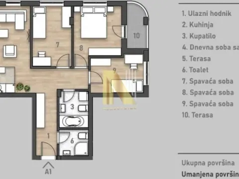 Sale, four bedroom apartment, 87m², Socijalno, Novi Sad Sve Podlokacije - image 2