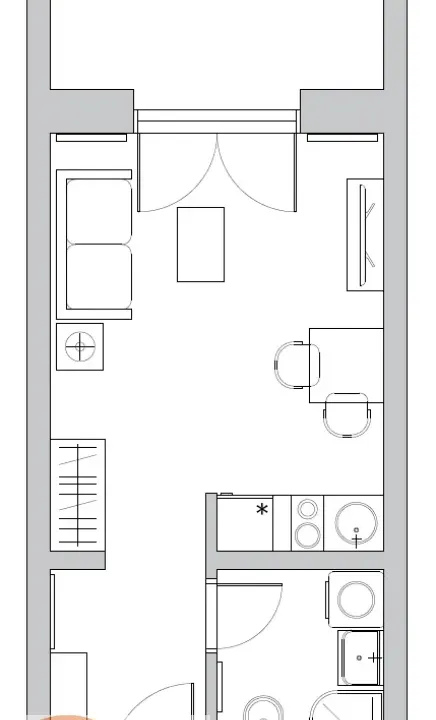 Sale, one bedroom apartment, 28m², Centar, Vrnjačka Banja