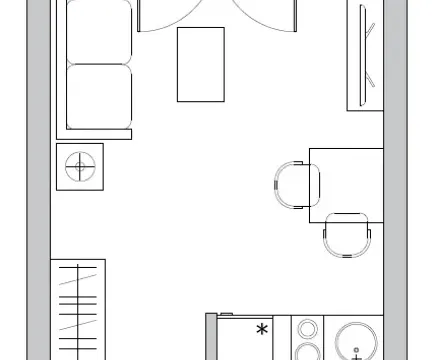 Sale, one bedroom apartment, 28m², Centar, Vrnjačka Banja