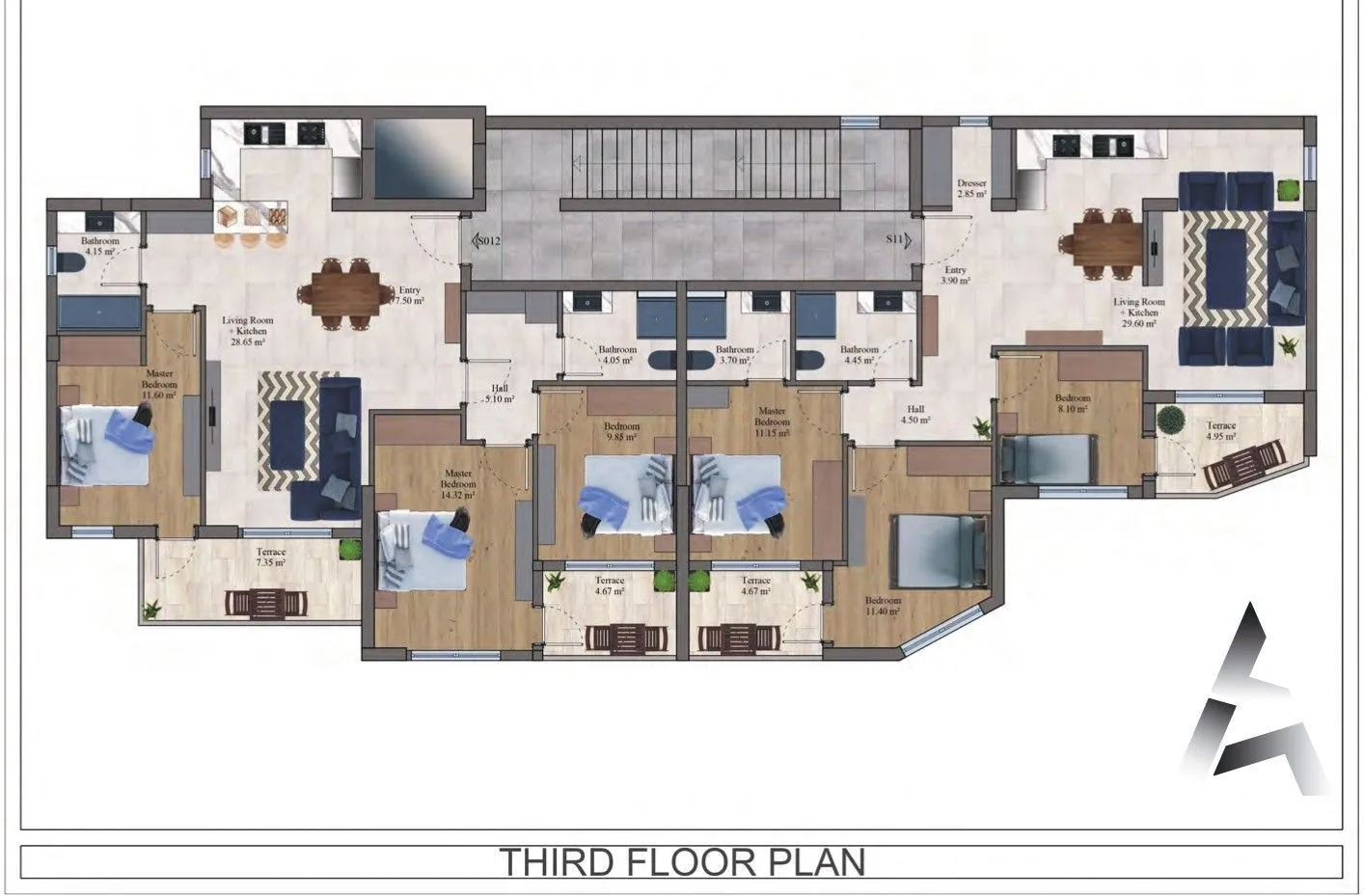 Sale, three bedroom apartment, 200m², Budva, Crna Gora