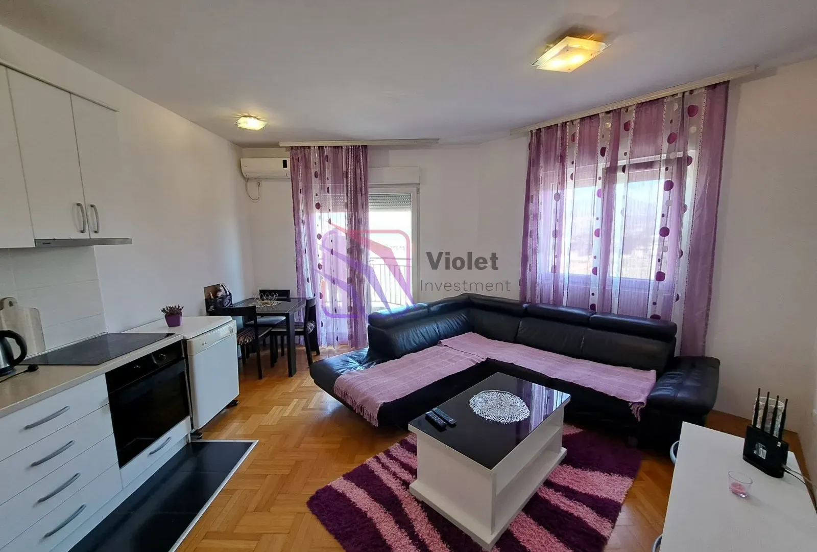 Izdavanje, jednosoban stan, 45m², Stari Aerodrom, Podgorica