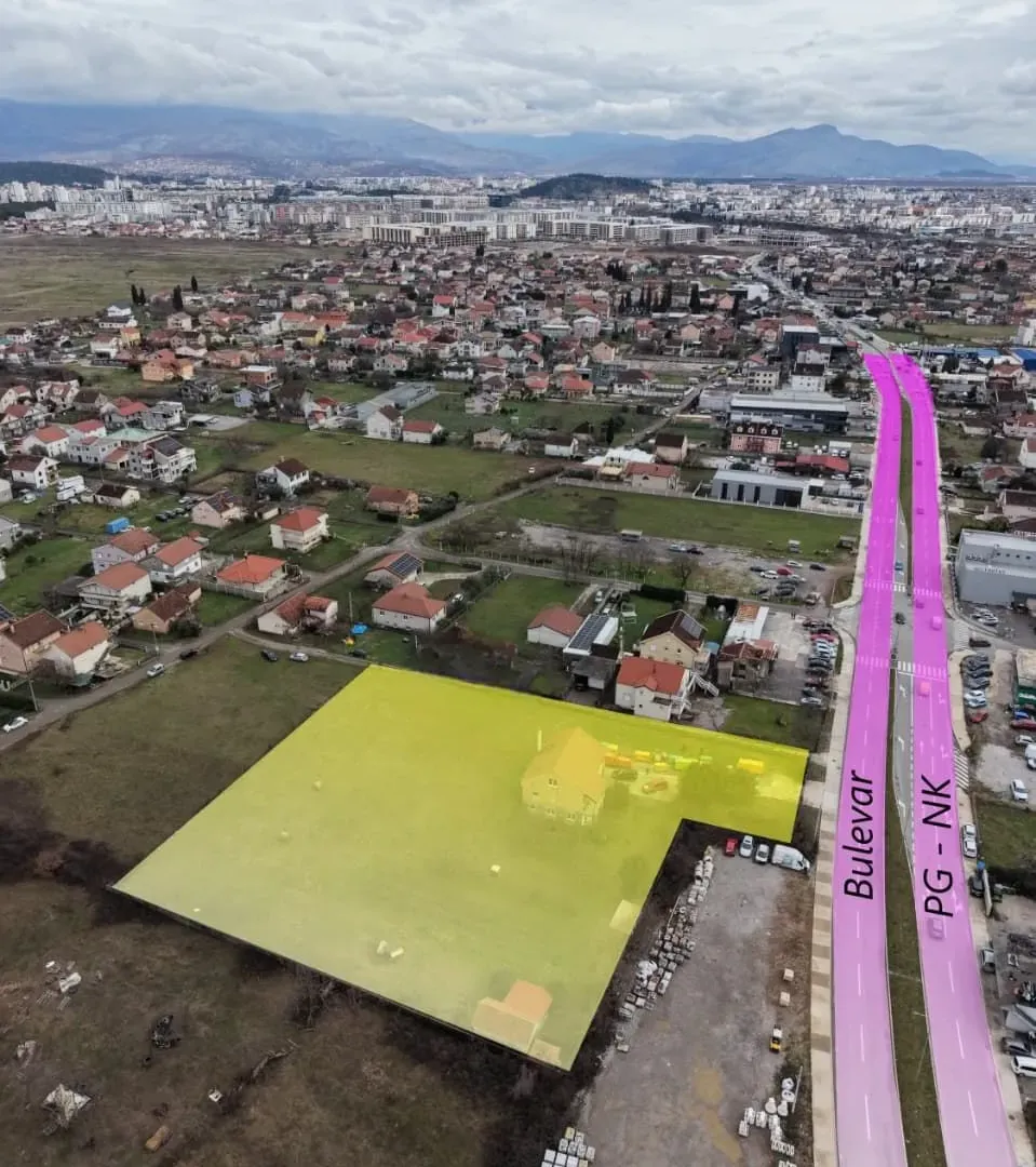 Prodaja, plac, 5794m², Gornja Gorica, Podgorica