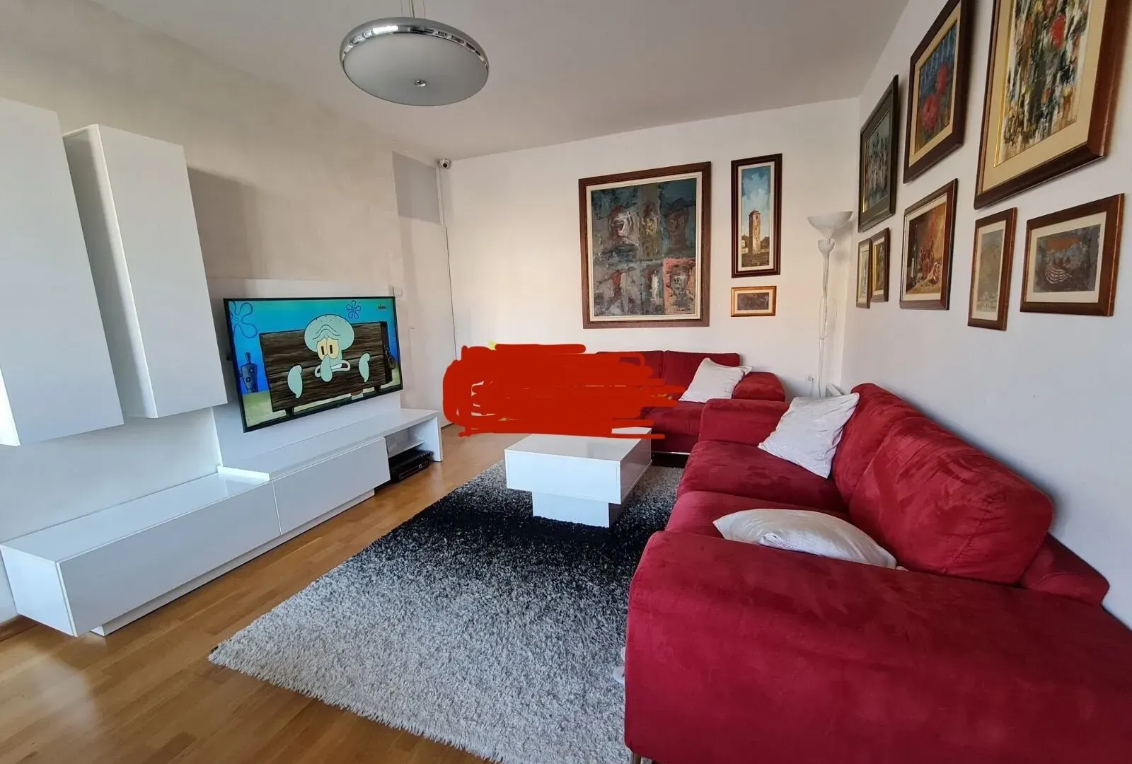 Izdavanje, dvosoban stan, 76m², Blok 6, Podgorica