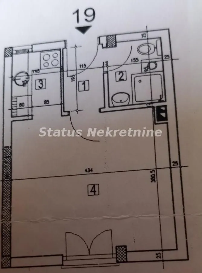 Prodaja, garsonjera, 24m², Bulevar Evrope, Novi Sad Sve Podlokacije