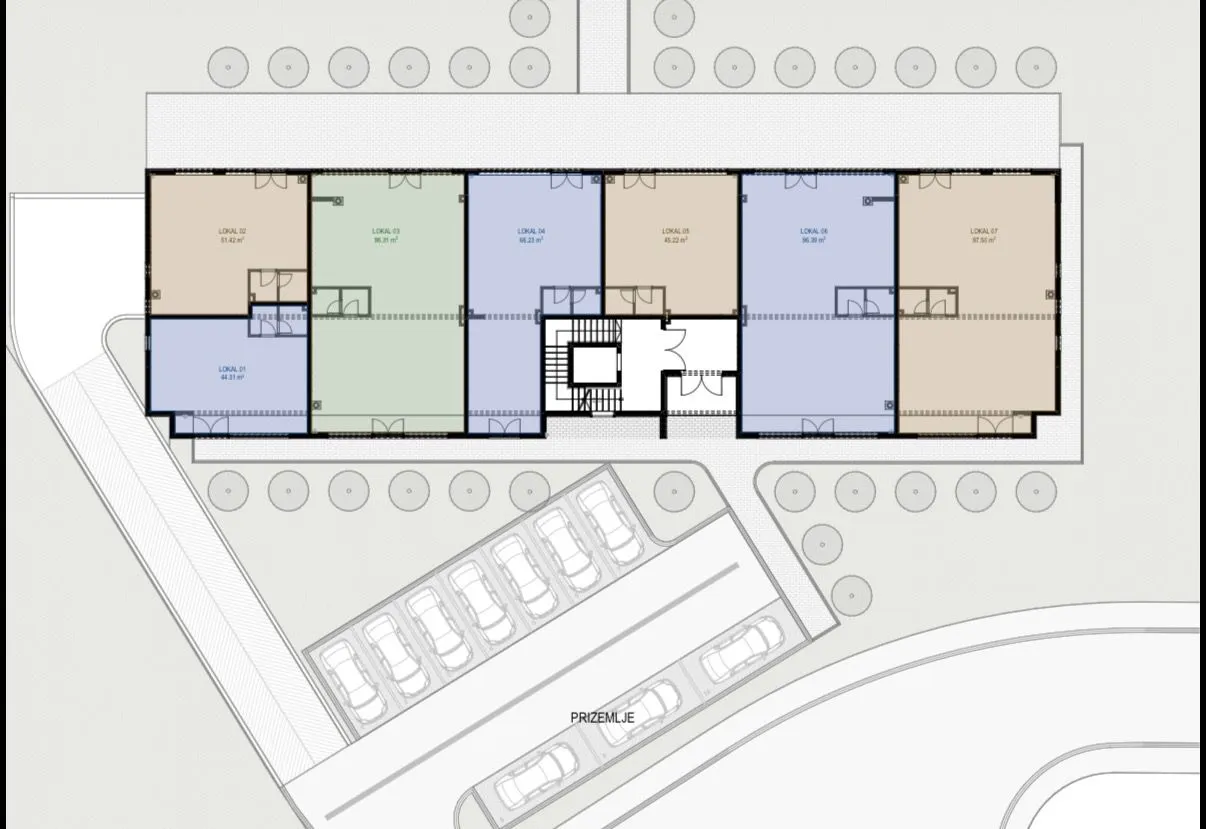 Prodaja, dvosoban stan, 62m², Integralovo, Nikšić