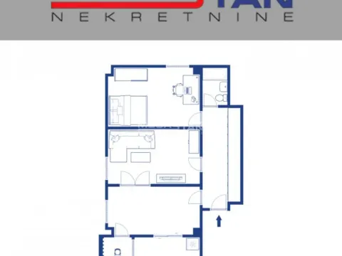 Prodaja, dvosoban stan, 58m², Novi Beograd Blok 28, Novi Beograd Sve Podlokacije - image 9