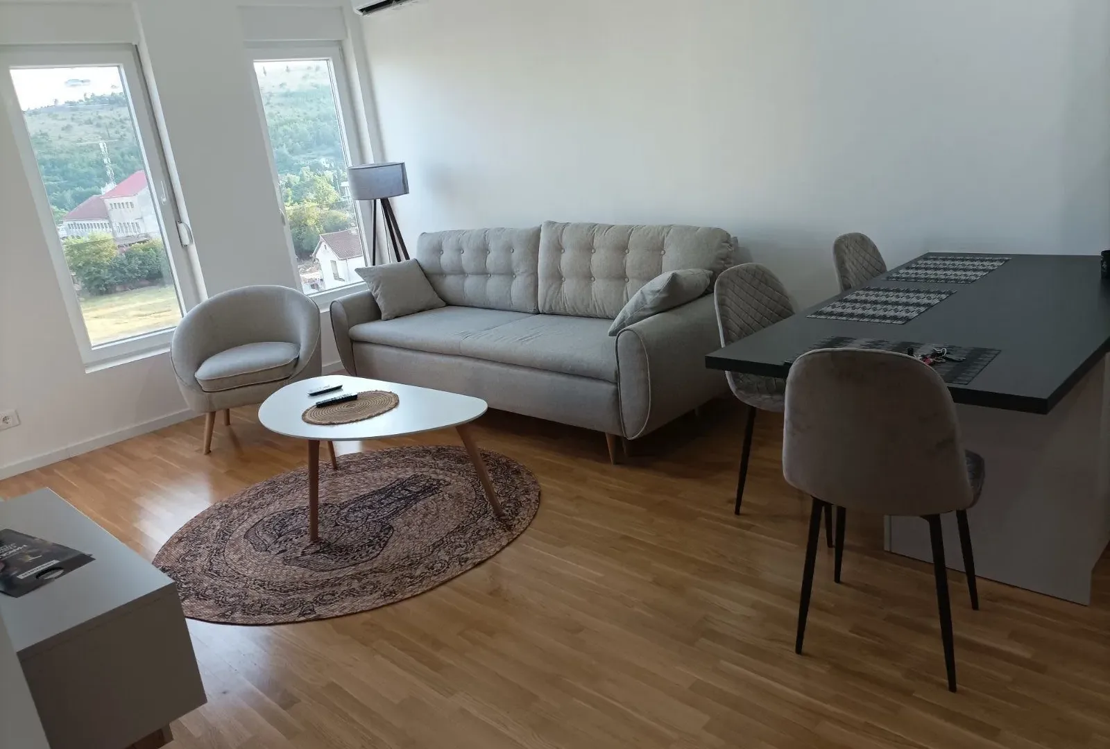 Rent, one bedroom apartment, 43m², Zabjelo, Podgorica
