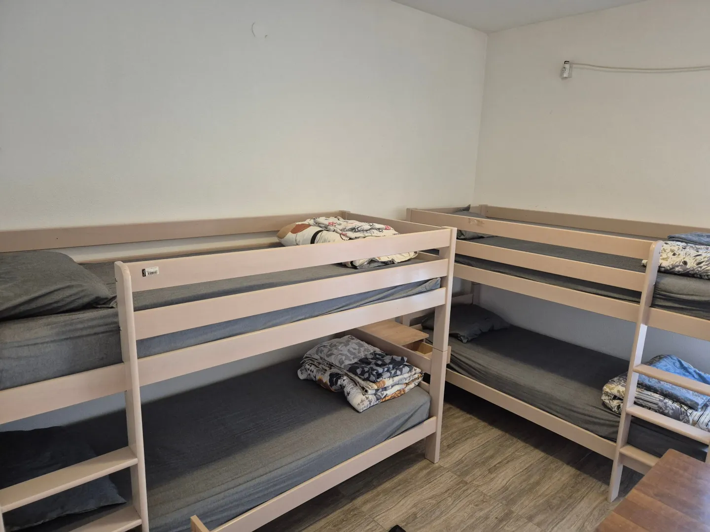 Bedroom with bunk beds.