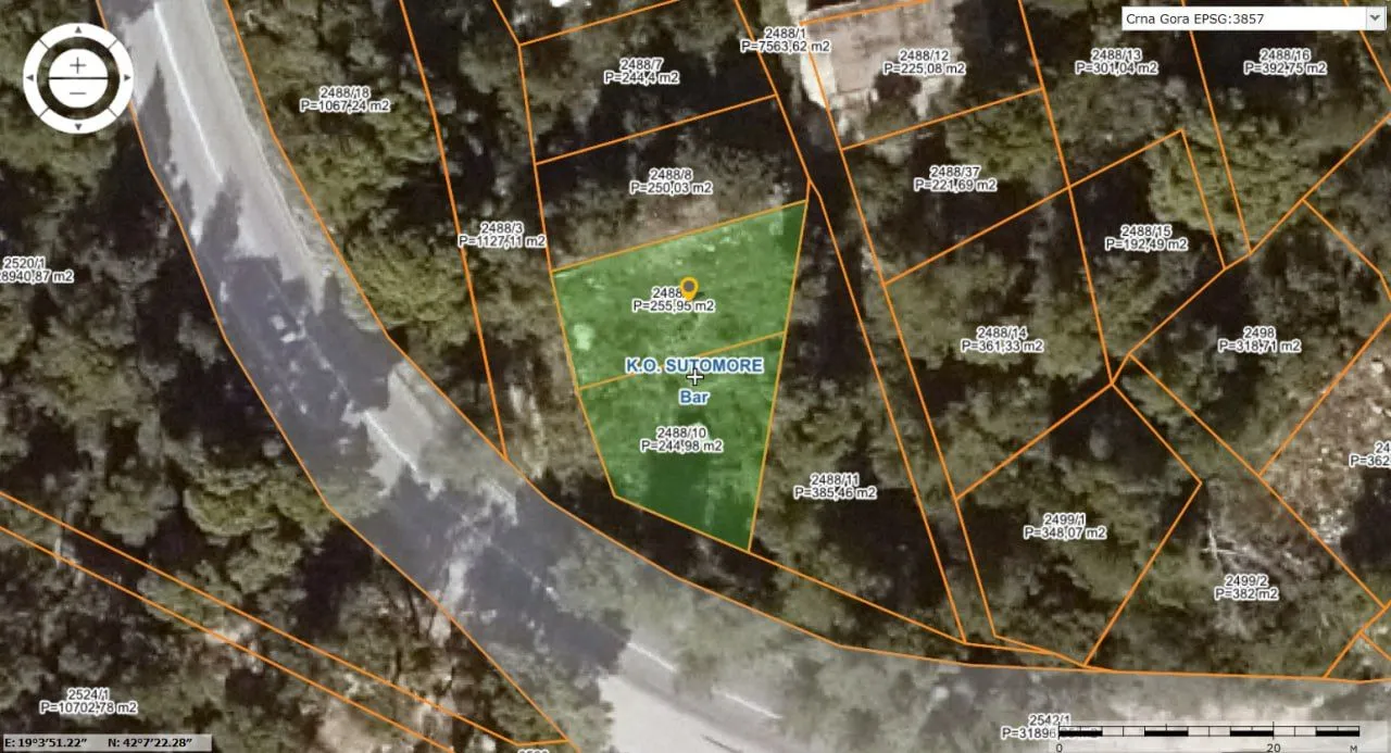 Prodaja, plac, 501m², Ratac, Bar