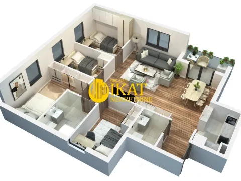 Sale, four bedroom apartment, 79m², Borča 1, Borča Sve Podlokacije - image 3