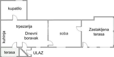 Rent, two bedroom apartment, 57m², Ledine, Beograd - image 13