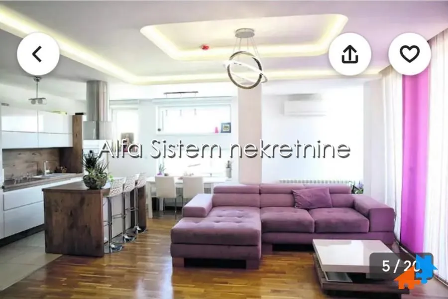 Izdavanje, četvorosoban stan, 100m², Novi Beograd Blok 61, Novi Beograd Sve Podlokacije