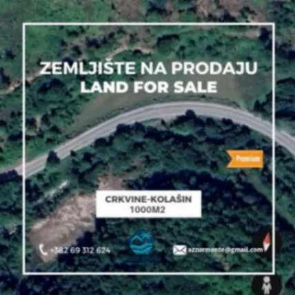 Sale, land lot, 1000m², Crkvine, Kolašin