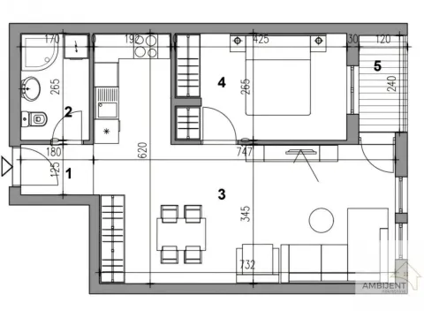 Sale, two bedroom apartment, 55m², Mirijevo Sve Podlokacije, Beograd - image 10