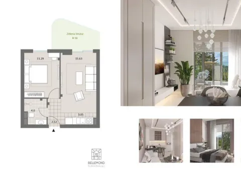 Sale, two bedroom apartment, 116m², Bečići, Budva - image 8