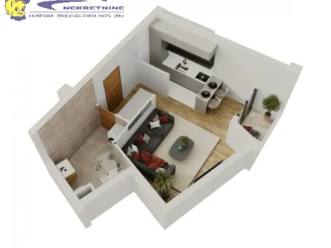 Prodaja, jednosoban stan, 33m², Salajka, Novi Sad Sve Podlokacije