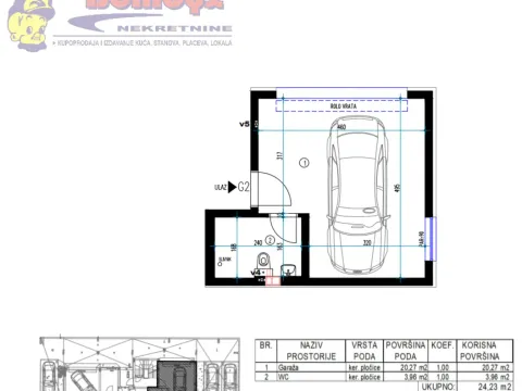 Prodaja, garsonjera, 24m², Klisa, Novi Sad Sve Podlokacije - image 2