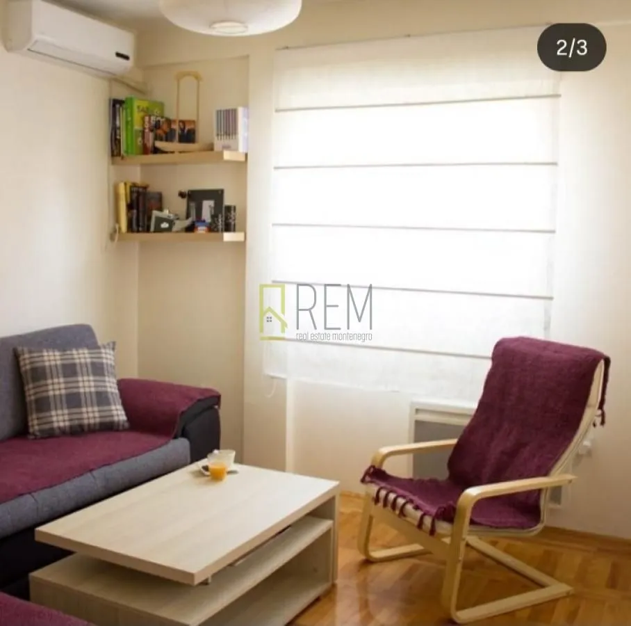Rent, one bedroom apartment, 50m², Stari Aerodrom, Podgorica