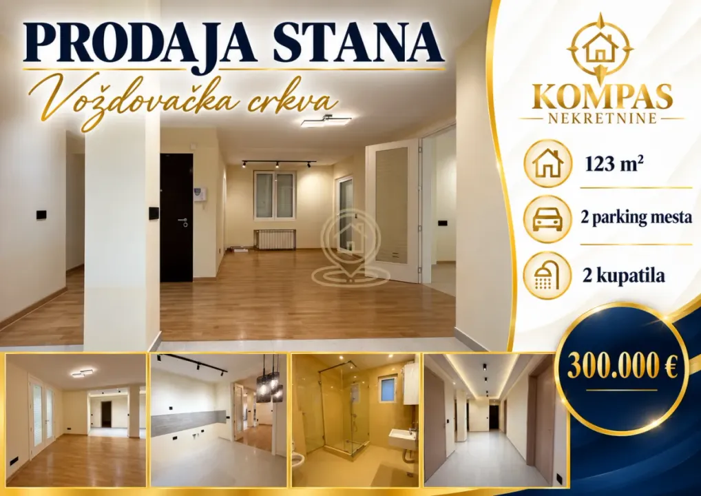 Sale, four bedroom apartment, 123m², Voždovačka Crkva, Voždovac Sve Podlokacije